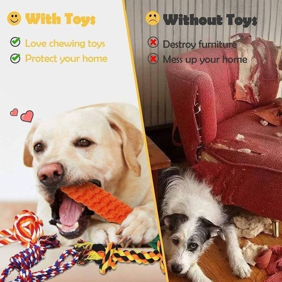 Dog Chew Toys for Small to Medium Aggressive Chew - Picture 6 of 10